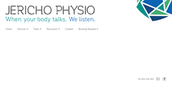 Desktop Screenshot of jerichophysio.com